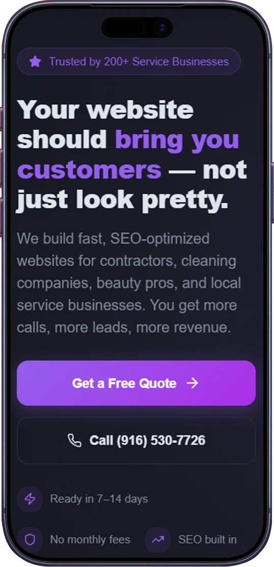 Responsive mobile design